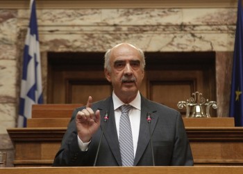 Ο Μειμαράκης δεν θέλει εκλογές γιατί θα φέρουν νέο Μνημόνιο 2