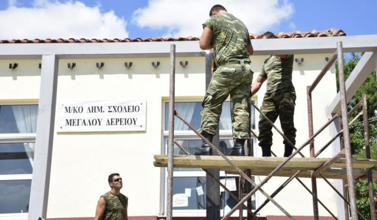 Έργα σε ορεινά χωριά του Έβρου από την 50ή Μ/Κ Ταξιαρχία