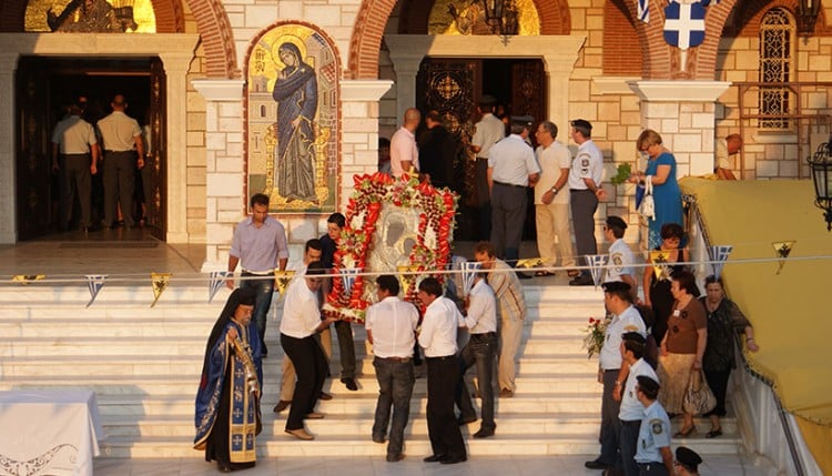 Γιορτάζει στη Νέα Μηχανιώνα η Παναγία Φανερωμένη