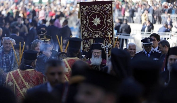 Τα Χριστούγεννα του Πατριαρχείου Ιεροσολύμων στη Βηθλεέμ (φωτο)