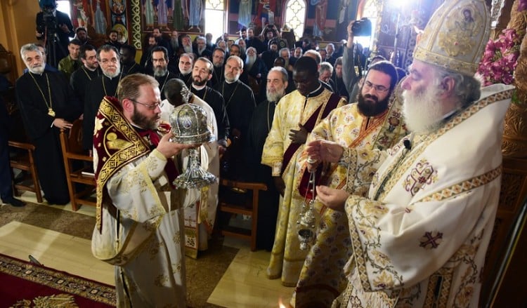 Πρώτη Θεία Λειτουργία στην Αγία και Μεγάλη Σύνοδο