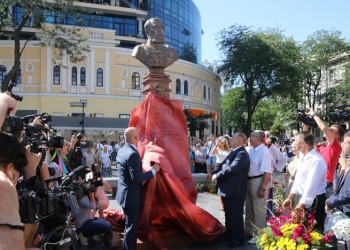 Αποκαλυπτήρια προτομής του Έλληνα ευεργέτη Γρηγορίου Μαρασλή στην Οδησσό