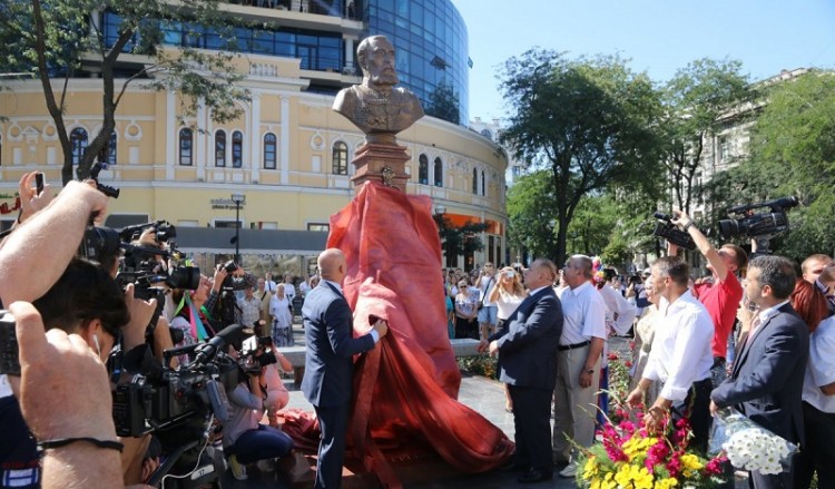 Αποκαλυπτήρια προτομής του Έλληνα ευεργέτη Γρηγορίου Μαρασλή στην Οδησσό