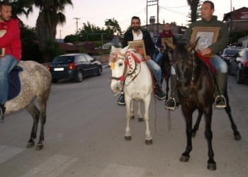 Οι καβαλάρηδες του Άη-Γιώργη στη Νέα Σελεύκεια (βίντεο)