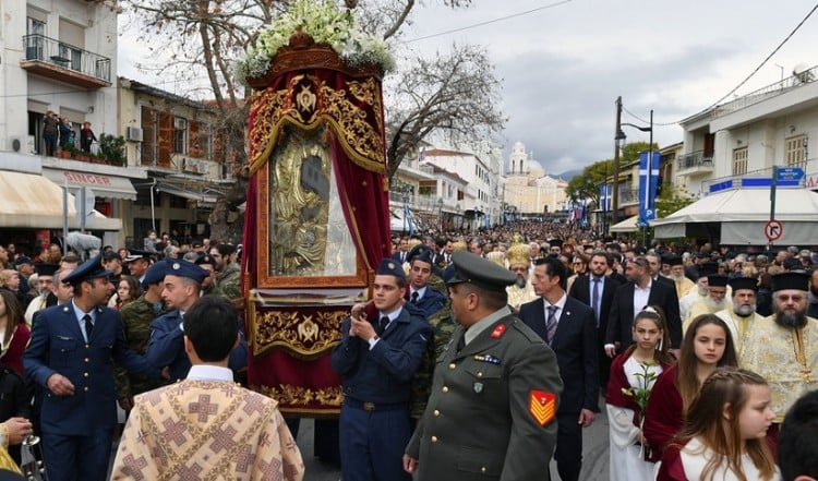 Παυλόπουλος, Μητσοτάκης και Σαμαράς στους εορτασμούς για την Υπαπαντή στην Καλαμάτα