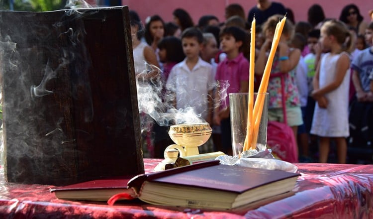 Προετοιμάζουμε τα πρωτάκια μας για τον αγιασμό