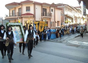 Η εικόνα της Παναγίας της Λάλογλης από το Καρς ξανά φέτος στον Κοπανό Ημαθίας