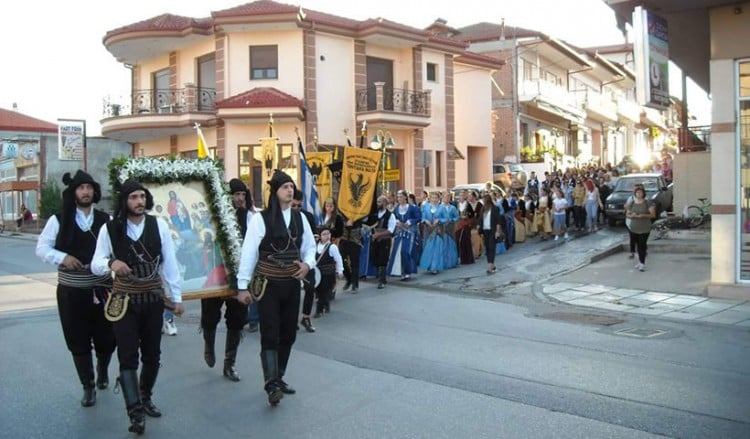 Η εικόνα της Παναγίας της Λάλογλης από το Καρς ξανά φέτος στον Κοπανό Ημαθίας