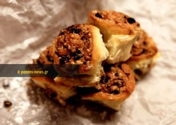 Τα μουχούλια ως... ποντιακά cinnamon roll από τον Σάββα Καρίπογλου