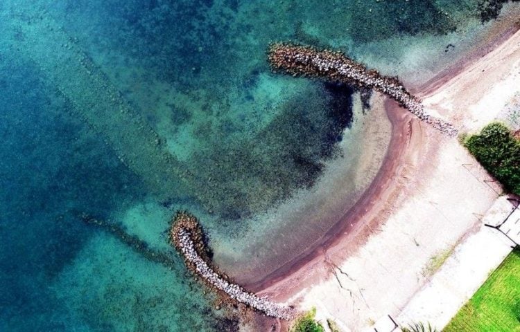 Bυθισμένη κατασκευή στον Πόρο (φωτ.: ΥΠΠΟΑ)