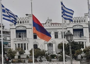 Ο Δήμος Καβάλας τιμά τη μνήμη των 1.500.000 θυμάτων της Γενοκτονίας των Αρμενίων το 1915 από την Τουρκία (φωτ.: Facebook/ Αρμενική Εθνική Επιτροπή Ελλάδος)