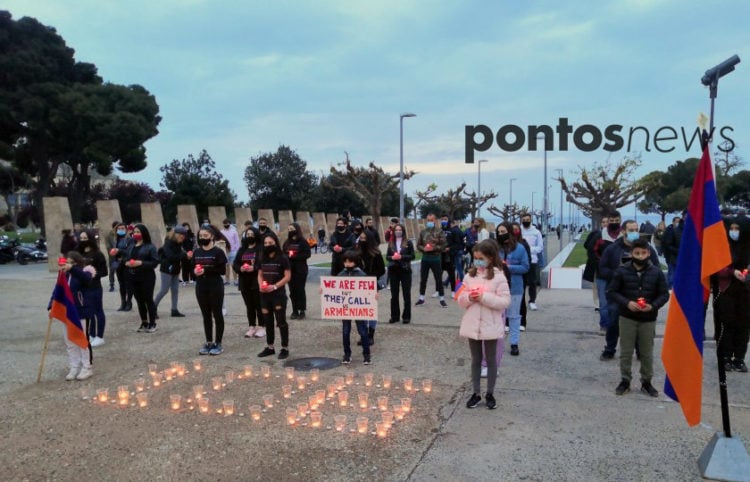 Εικόνα από τις περσινές εκδηλώσεις για την 106η επέτειο από τη Γενοκτονία του αρμενικού λαού (φωτ.: Ερμιόνη Βλαχίδου)