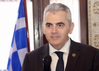 Ο Γενικός Γραμματέας της Διακοινοβουλευτικής Συνέλευσης Ορθοδοξίας (ΔΣΟ) και βουλευτής Λαρίσης Νέας Δημοκρατίας Μάξιμος Χαρακόπουλος (φωτ.: maximos.gr)