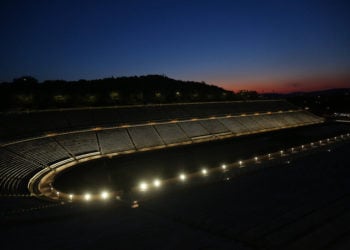 Το Καλλιμάρμαρο Παναθηναϊκό Στάδιο (Φωτ.: ΑΠΕ-ΜΠΕ/ Ορέστης Παναγιώτου)