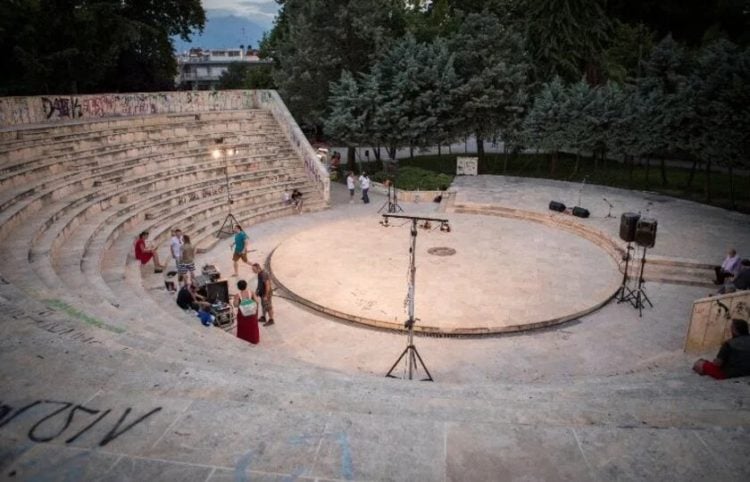 Το θεατράκι πάρκου Κατερίνης (φωτ.: festivalolimpou.gr)