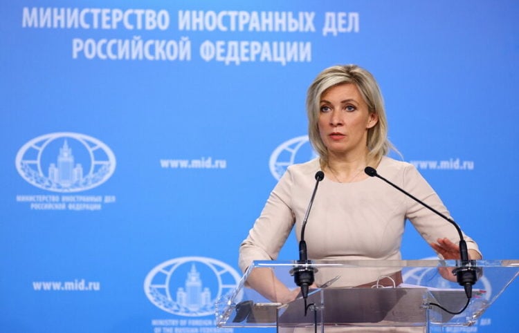 Η εκπρόσωπος του ρωσικού ΥΠΕΞ (Φωτ.: EPA/ Russian Foreign Ministry)