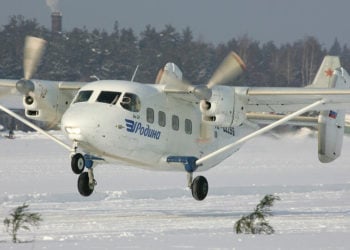 Αεροσκάφος τύπου Antonov An-28, όπως αυτό που χάθηκε (φωτ.: Dmitriy Pichugin)