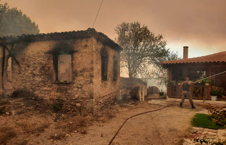 Αχλαδινή Ηλείας πριν από λίγες μέρες (φωτ.: Facebook / Ένωση Κουμανιωτών Ηλείας)