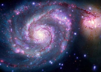 O σπειροειδής γαλαξίας Messier 51 (πηγή: NASA)