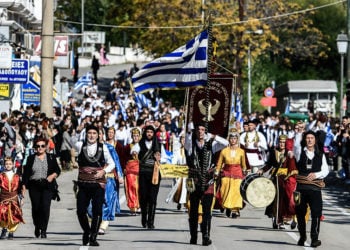 Εορτασμός της εθνικής επετείου της 28ης Οκτωβρίου στην Πρέβεζα 
(φωτ.: EUROKINISSI / Γιώργος Ευσταθίου)