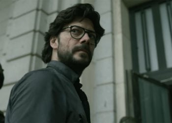 O Προφεσόρ του «La casa de papel» σε σκηνή από τον 5ο κύκλο της σειράς (πηγή: Netflix)