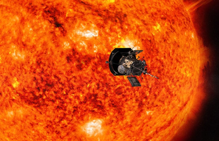 Το Parker Solar Probe (πηγή: NASA / Johns Hopkins / Steve Gribben)