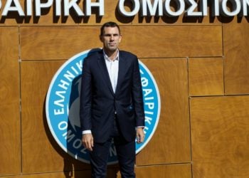 Ο νέος προπονητής της Εθνικής Ομάδας Ποδοσφαίρου ανδρών Γκουστάβο Πογέτ (φωτ.: EUROKINISSI/Θανάσης Δημόπουλος)