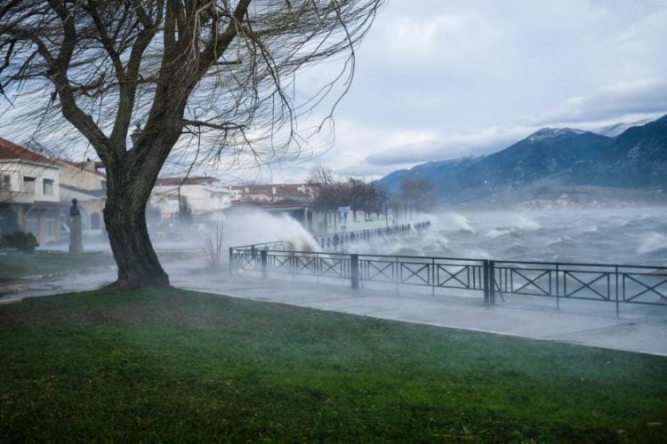 Κακοκαιρία στα Ιωάννινα, Ιανουάριος 2022. (EUROKINISSI/ Λεωνίδας Μπακόλας)