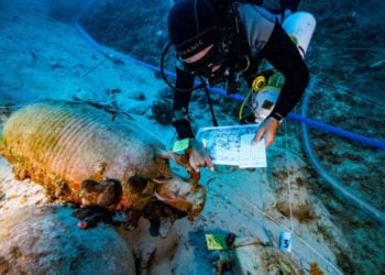 (Φωτ.: ΥΠΠΟΑ / Αποτελέσματα της Ενάλιας Αρχαιολογικής Έρευνας στους Φούρνους Ικαρίας, 2021)