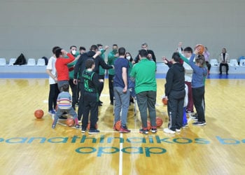 Προπόνηση στο πλαίσιο του προγράμματος PAO BC Academy ASD