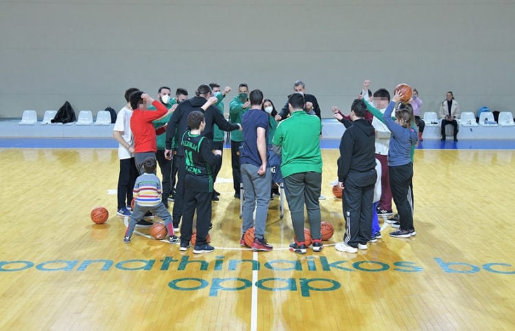 Προπόνηση στο πλαίσιο του προγράμματος PAO BC Academy ASD