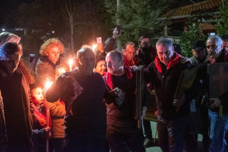 O Σύλλογος Αναστενάρια Λαγκαδά, στη Θεσσαλονίκη, αναβιώνει τα Αναστενάρια (φωτ. αρχείου:  ΑΠΕ-ΜΠΕ/Νίκος Αρβανιτίδης)