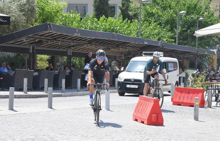 Ο τερματισμός του ΟΠΑΠ Champion Νίκου Παπαγγελή (φωτ.: ΟΠΑΠ)