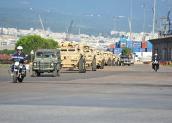 Παραλαβή αμερικανικών τεθωρακισμένων τροχοφόρων οχημάτων αναγνώρισης (ΤΤΟΑ-ASV) Μ1117 (φωτ.: Γενικό Επιτελείο Στρατού)