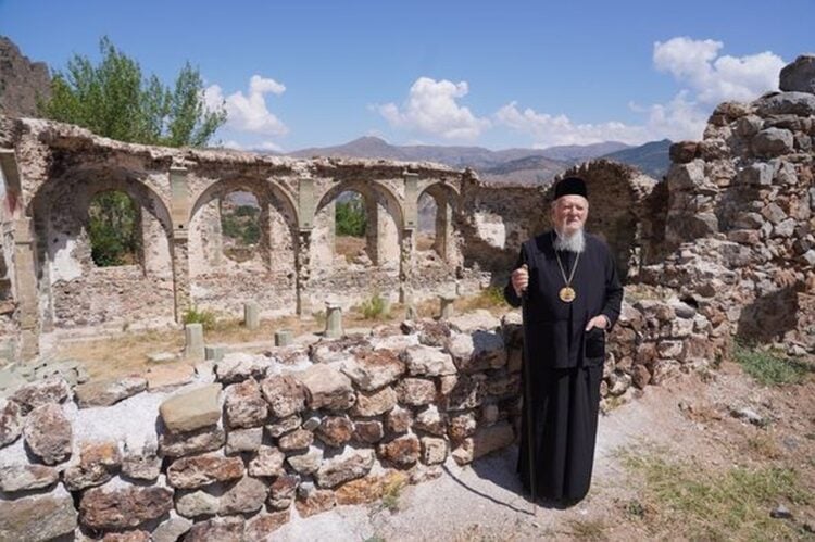 Ο Οικουμενικός Πατριάρχης Βαρθολομαίος στην Αργυρούπολη του Πόντου (φωτ.: Νίκος Παπαχρήστου / Οικουμενικό Πατριαρχείο)