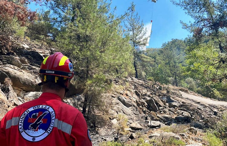 (Φωτ.: Ελληνική Ομάδα Διάσωσης, παράρτημα Καβάλας)