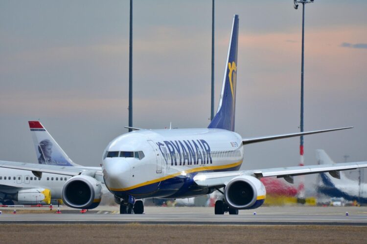 Αεροσκάφος της Ryanair (Φωτ.: Pixabay/ István)