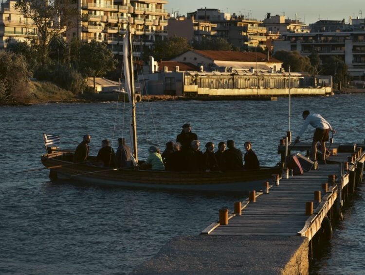 Στιγμιότυπο από το πολυθέαμα «Θεσσαλονίκη η πόλη που υποδεχόταν» στον Κελλάριο Κόλπο (φωτ.: Δήμος Θεσσαλονίκης/Γραφείο Τύπου)