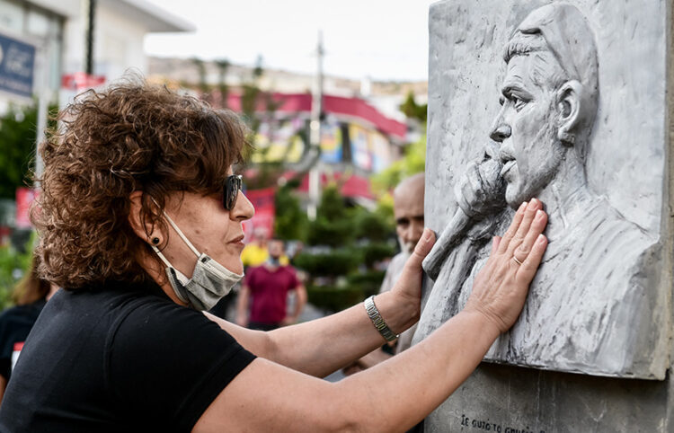 Από την περσινή εκδήλωση για τον Παύλο Φύσσα (Φωτ.: EUROKINISSI / Τατιάνα Μπόλαρη)