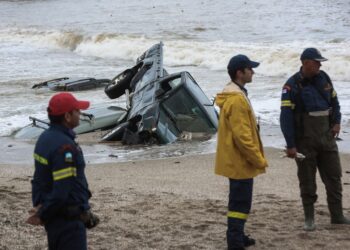 Καταστροφές από τα έντονα καιρικά φαινόμενα στην Αγία Πελαγία Ηρακλείου Κρήτης 
(φωτ.: Στέφανος Ραπάνης/EUROKINISSI)