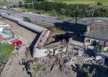 Το σιδηροδρομικό δυστύχημα στο Άδενδρο Θεσσαλονίκης, 2017 (φωτ. αρχείου: MotionTeam / Βασίλης Βερβερίδης)