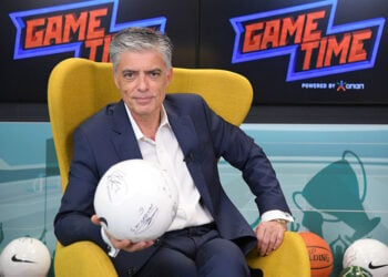 Ο Νίκος Ευαγγελάτος στο ΟΠΑΠ Game Time (φωτ.: ΟΠΑΠ)