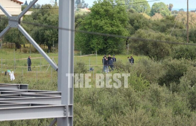 Το χωράφι όπου έγινε το έγκλημα στην Κάτω Αχαΐα (φωτ.: thebest.gr)