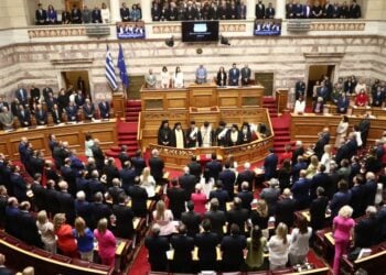 Την ορκωμοσία της νέας Βουλής τέλεσε ο Αρχιεπίσκοπος Ιερώνυμος (φωτ.: Αρχιεπισκοπή Αθηνών/Χρήστος Μπόνης)