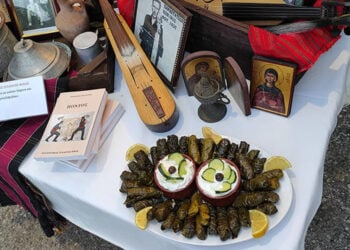 Τα ντολμαδάκια που... διαγωνίστηκαν στο 6ο Έτος Ποντιακής Γαστρονομίας στο Θρυλόριο  (φωτ.: Facebook / Πολιτιστικός σύλλογος Νίψας Έβρου)