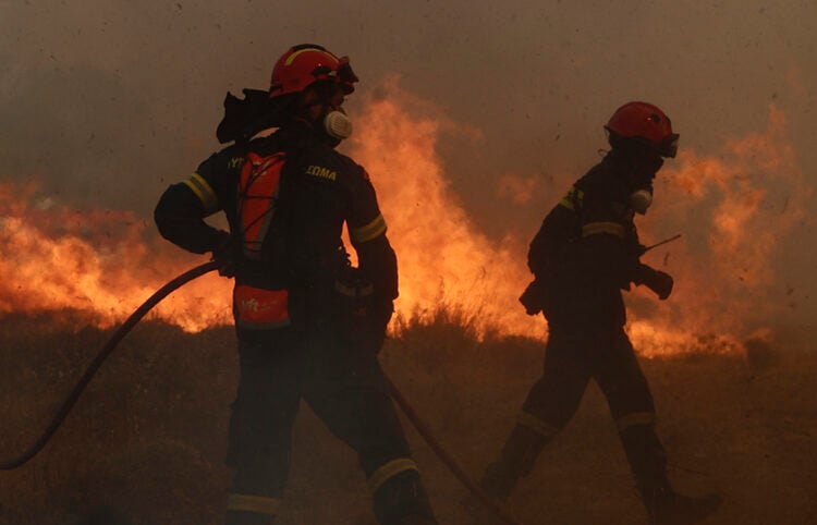 Πυρκαγιά στη Πάρνηθα (EUROKINISSI / Σωτήρης Δημτρόπουλος)