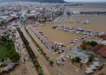 Καταστροφές στο Βόλο από την κακοκαιρία. Τετάρτη 6 Σεπτεμβρίου 2023 (φωτ.: Eurokinissi/Αντώνης Νικολόπουλος)