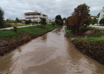 Η κακοκαιρία Elias στα Τρίκαλα (φωτ.: trikalavoice.gr)