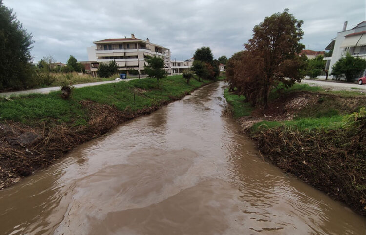 Η κακοκαιρία Elias στα Τρίκαλα (φωτ.: trikalavoice.gr)