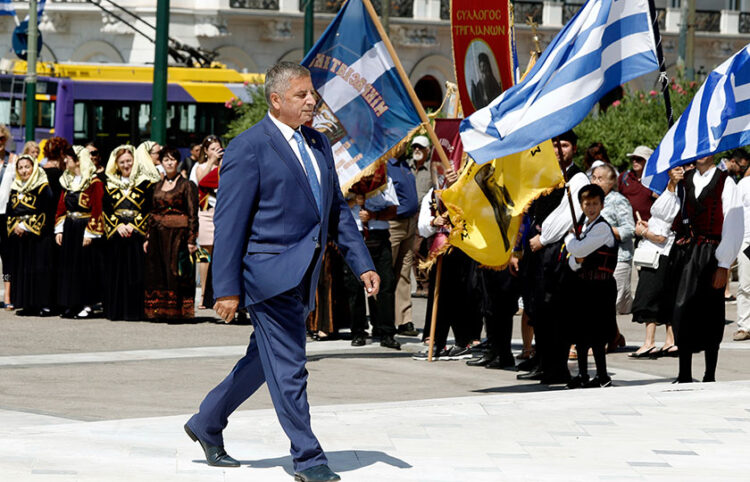 Ο Γιώργος Πατούλης στις εκδηλώσεις μνήμης για τη Γενοκτονία των Ελλήνων της Μικράς Ασίας (φωτ.: Περιφέρεια Αττικής)